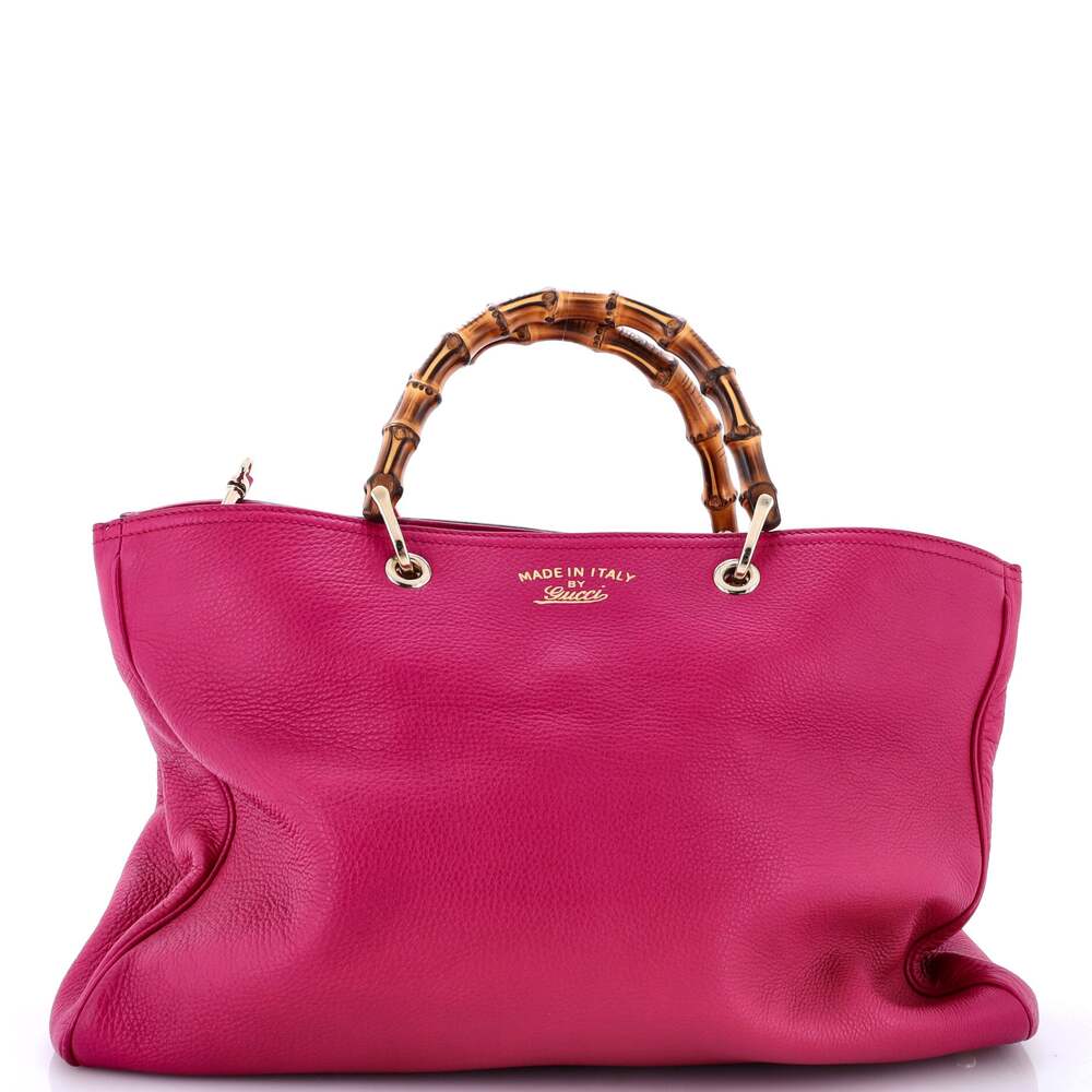 Gucci Bamboo Shopper Tote Leather Large #324629G10B
